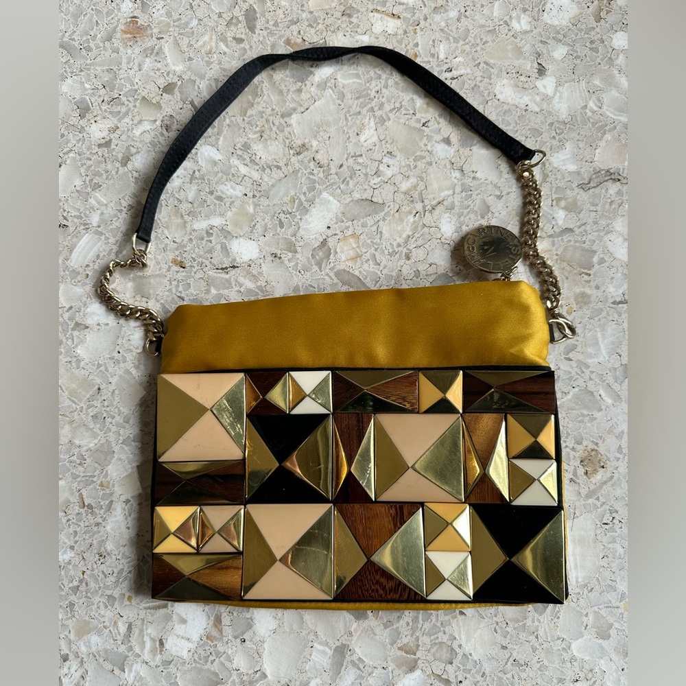 Stella McCartney studded clutch